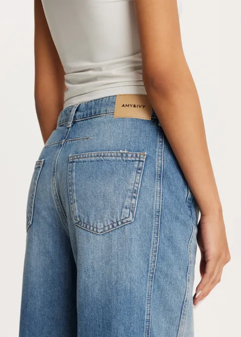 Barrel loose jeans blauw (BLW.USM)