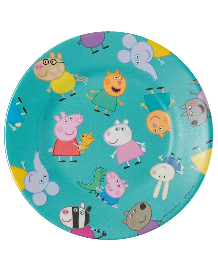 Melamin-Dessertteller PEPPA PIG in bunt