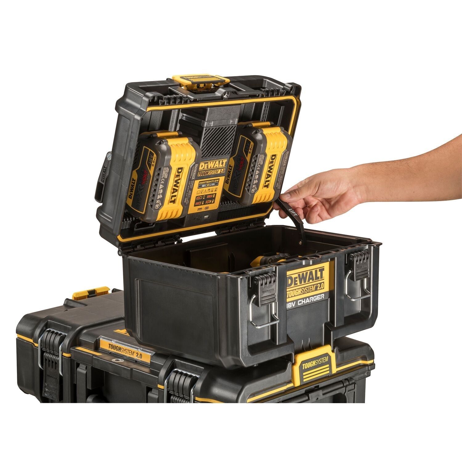 DeWALT DWST83471 ToughSystem 2.0 koffer/Acculader