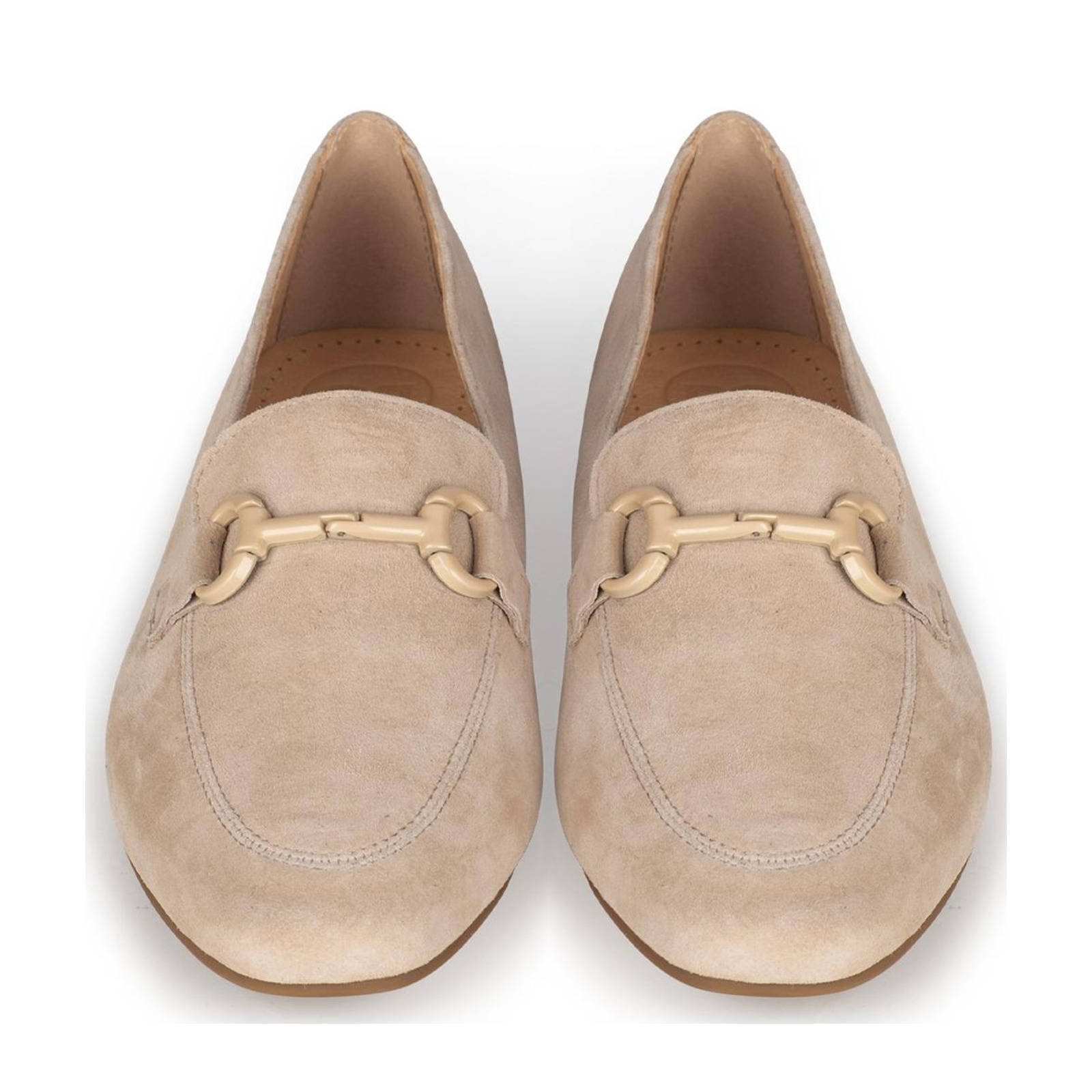 PS Poelman Odette  suède loafers beige