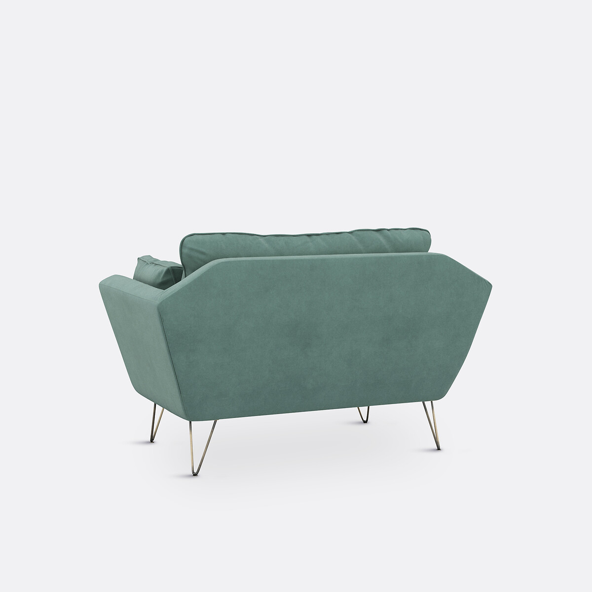 LA REDOUTE INTERIEURS<br>Poltrona XL em fluweel Topim