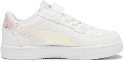 Puma Caven 2.0 Holo 2.1 sneakers wit lila zilverkleurig Jongens Meisjes 29