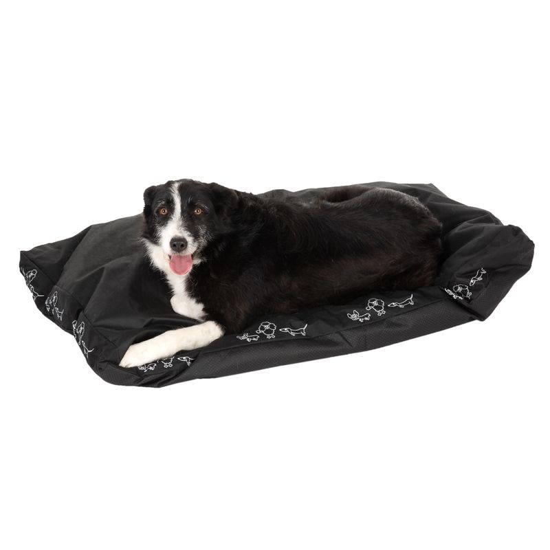 Coussin Silhouette noir