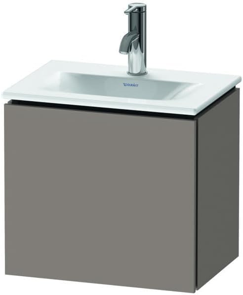 Duravit L-Cube Waschtischunterbau wandhängend LC6133, 440x311 mm, 1 Tür, Anschlag rechts, für Viu 073345, LC6133R4343, Farbe: Basalt Matt Dekor