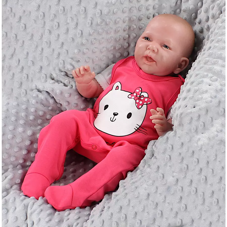 TupTam Baby Mädchen Strampler mit Aufdruck Spruch 3er Pack rosa