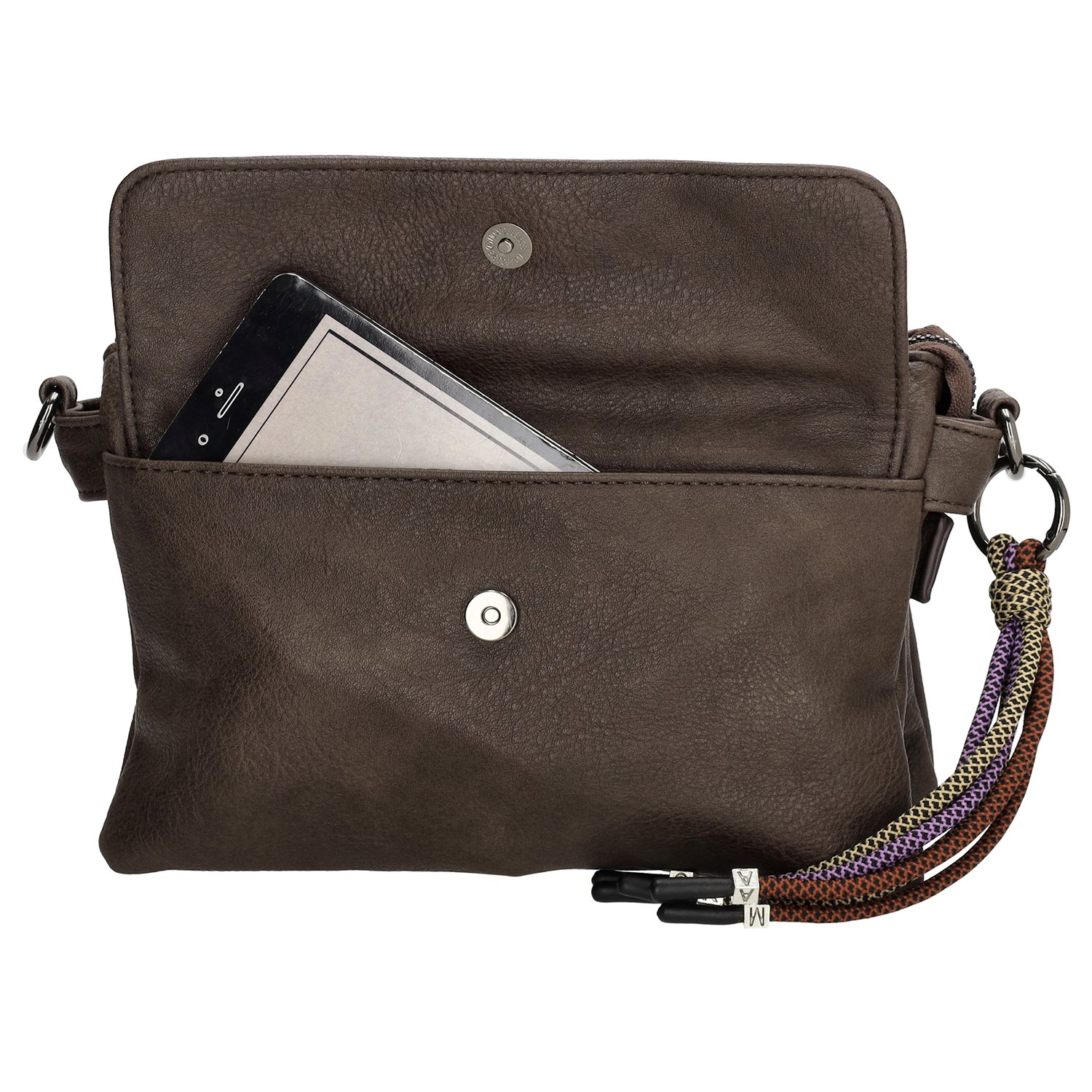 Charm London Tottenham Schoudertas darkbrown