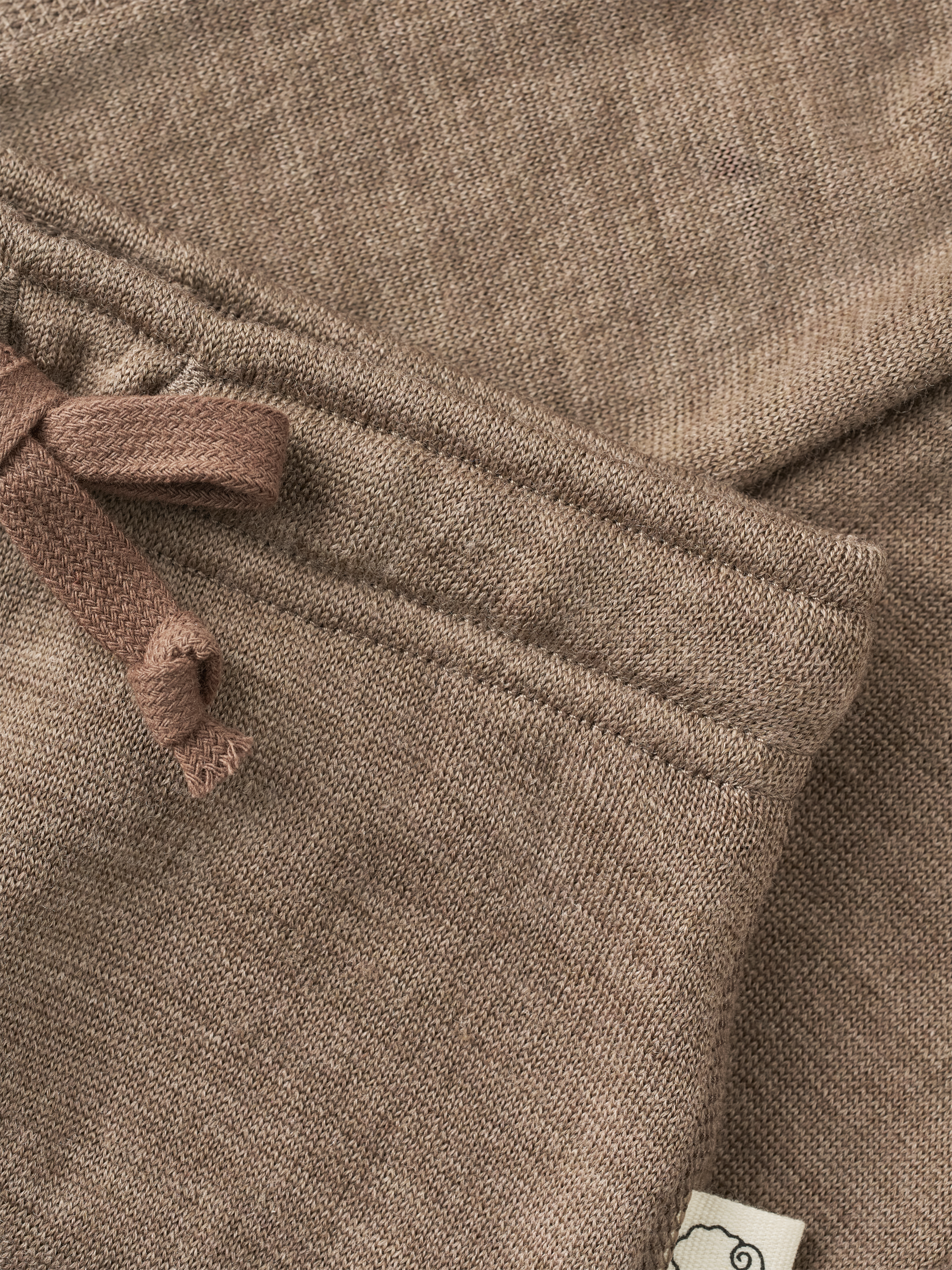 Joggingbroek van merinowollen terry voor baby's