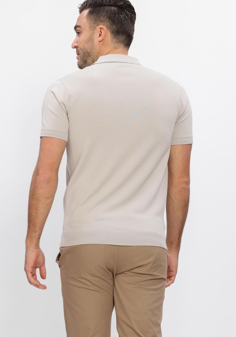 beige genti polo polo 2 button ss 1260