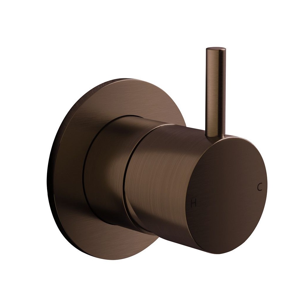 Hotbath Cobber Afbouwdeel Douchemengkraan Verouderd Messing CB131