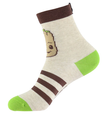 adidas Performance Strømper - 3-pak - Brun/ Grøn m. Groot