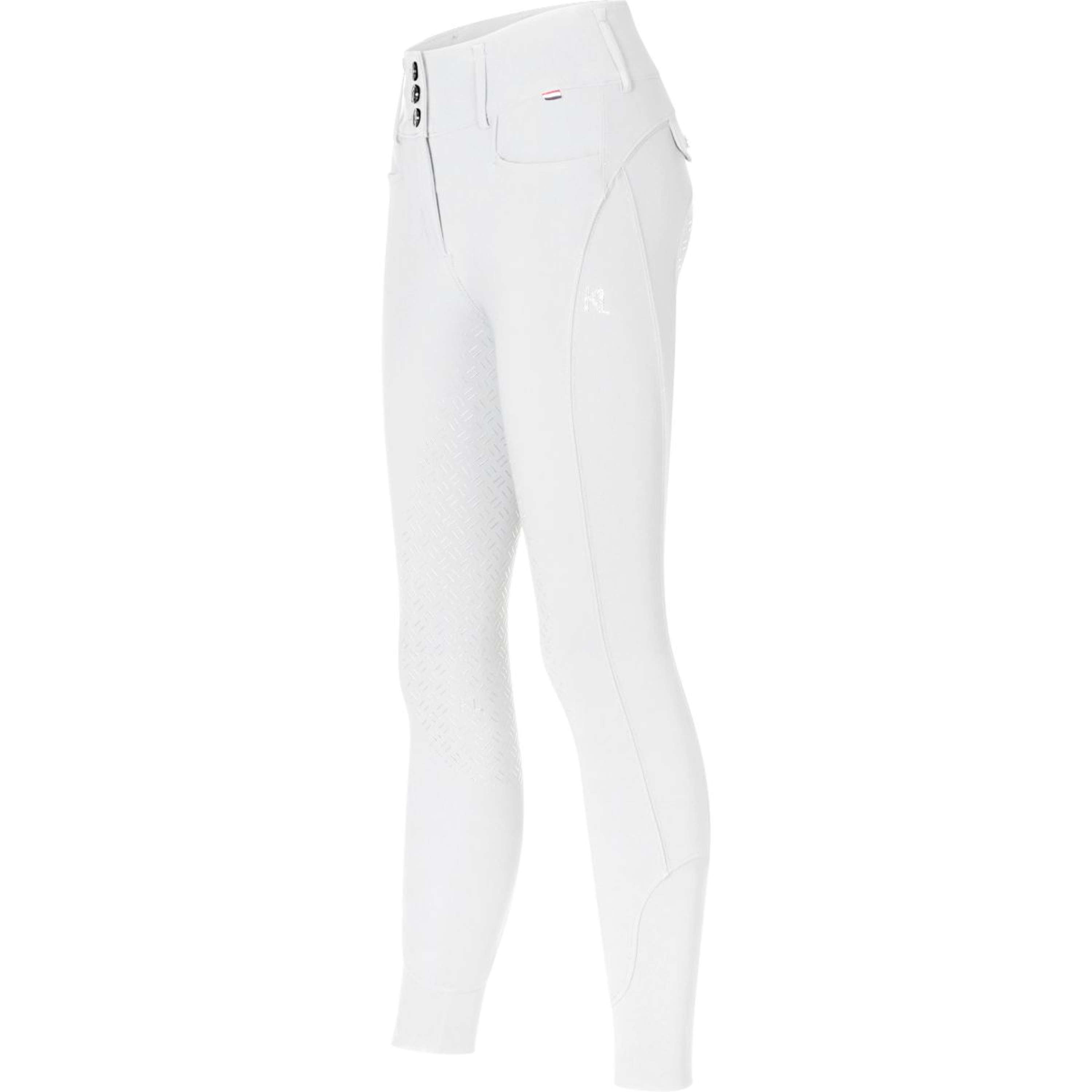 Kingsland Rijbroek Kimi Full Grip Wit
