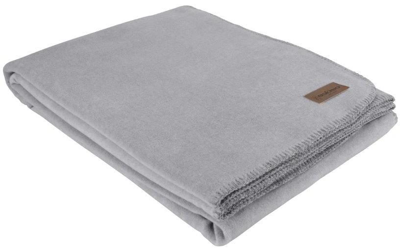 Decke Edelvelours Silber, 100 x 150 cmKuscheldecke für die Couch