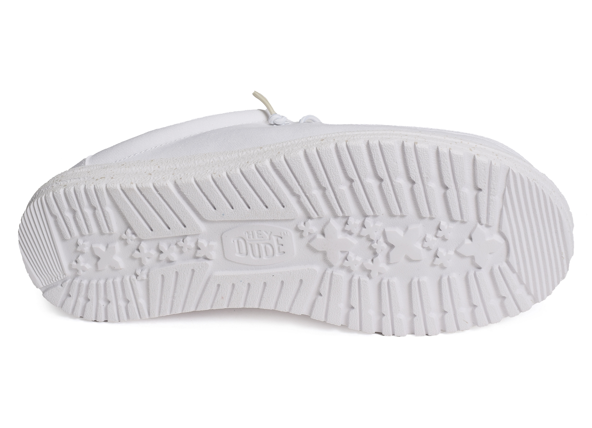 Wally slip canvas blanc