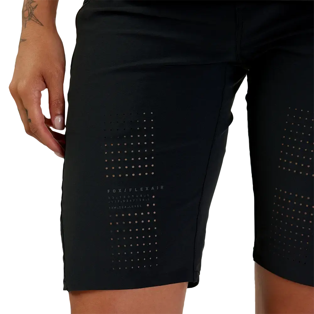 Fox Flexair MTB Fietsbroek Kort Zwart/Zwart Dames