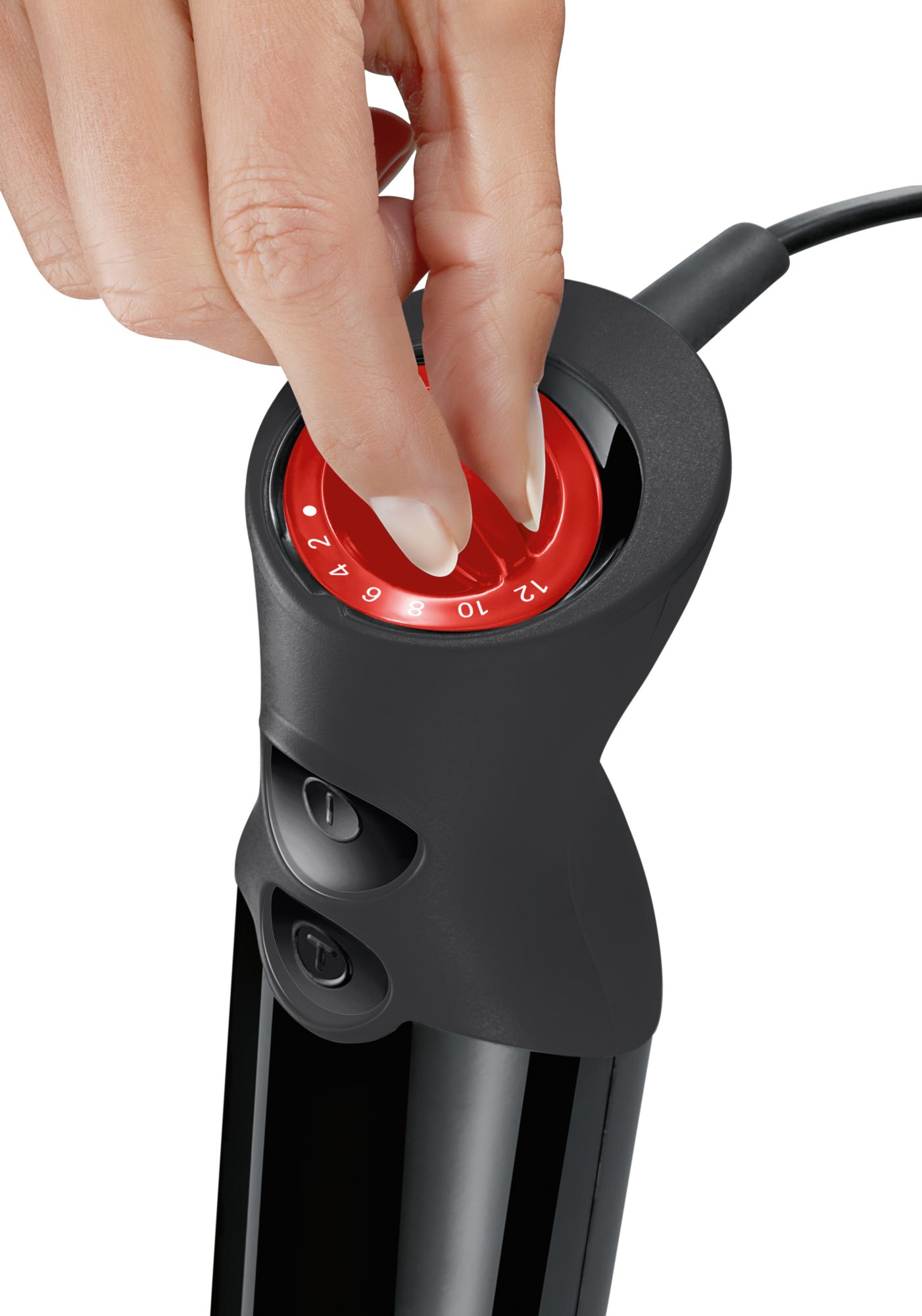 Batedeira de mão ErgoMixx 1000W, preta/antracite MS61B6150