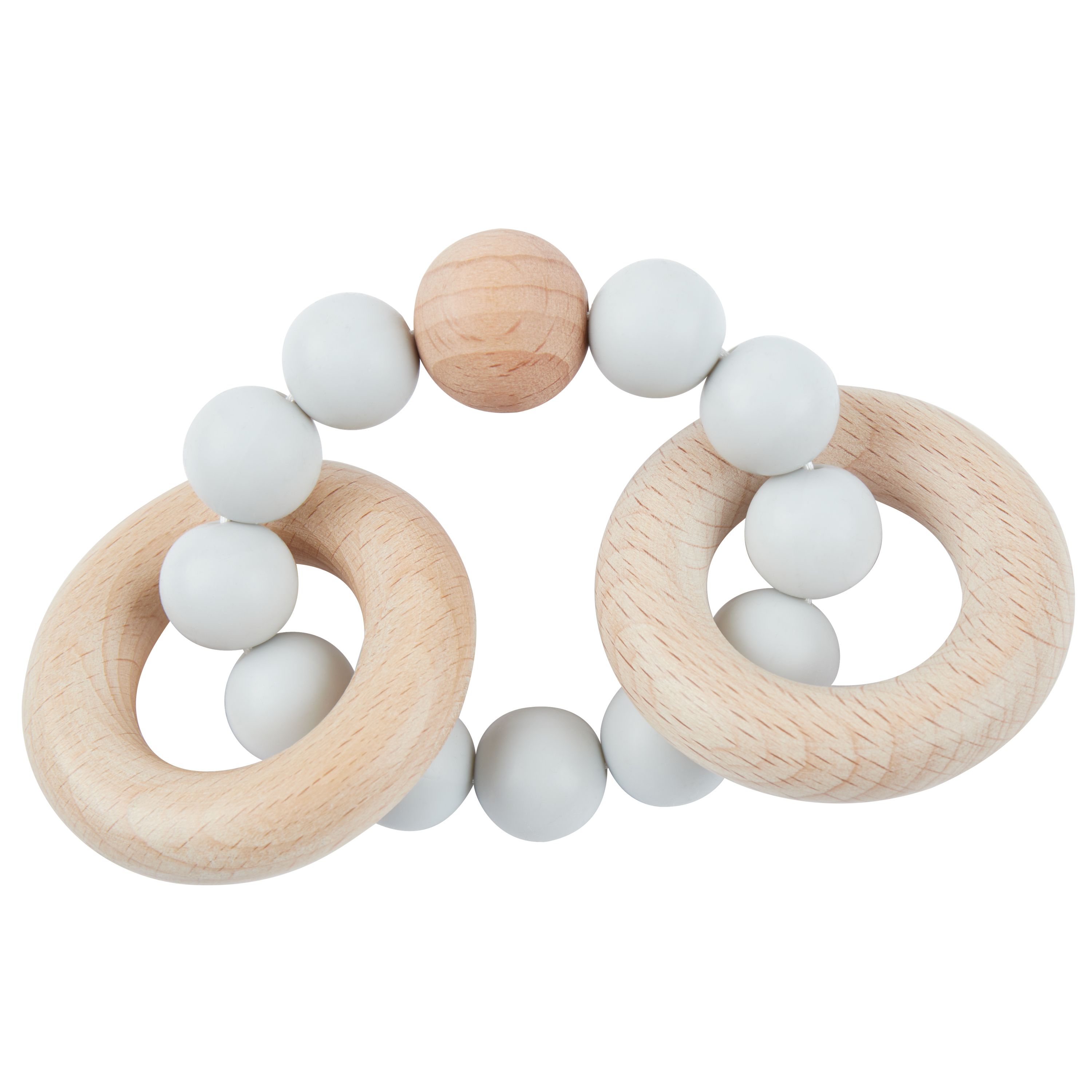 Beißring mit Silikonkette
