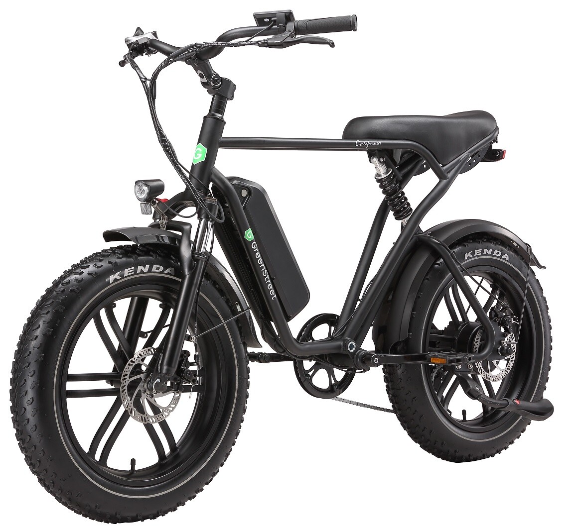 GreenSteet E-Bike Fat Tire California 250 W 20 Zoll schwarz
