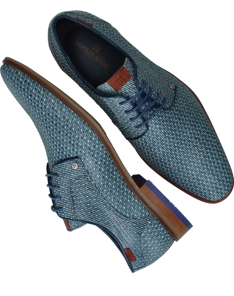 Berkelmans Oulton Veterschoenen Blauw Heren