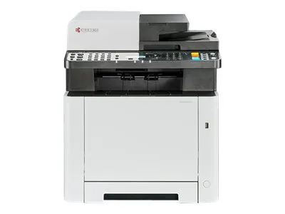 Kyocera ECOSYS MA2100cwfx - Multifunktionsprinter - farve - laser - Legal (216 x 356 mm)/A4 (210 x 297 mm) (original) - A4/Legal (medie) - op til 21 spm (kopiering) - op til 21 spm (udskriver) - 300 ark - 33.6 Kbps - USB vært, USB 2.0, Gigabit LAN, W
