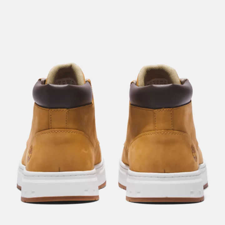Bota Chukka de couro Maple Grove para homem, na cor amarela.