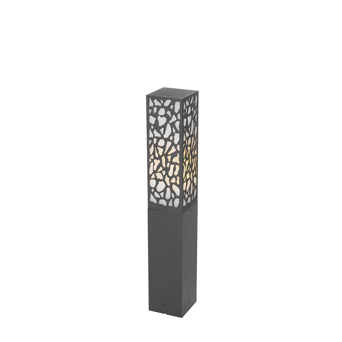 Modern buiten paaltje zwart 60 cm IP44 - Nicole