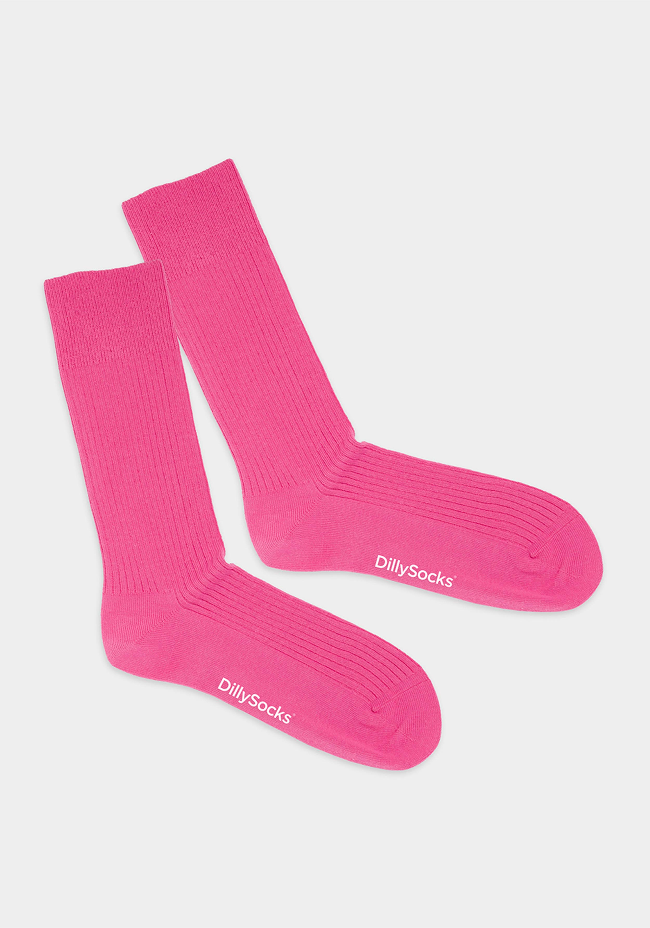 DillySocks Socken Ribbed Splash Pink