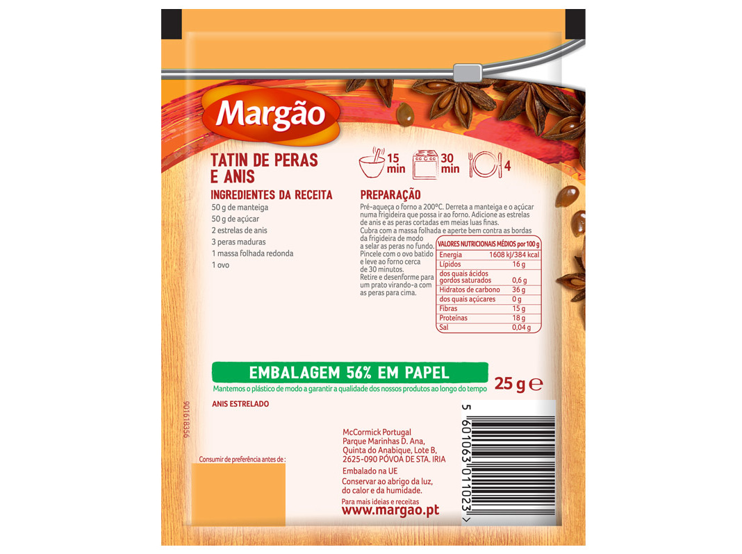ANIS MARGÃO ESTRELADO 25G