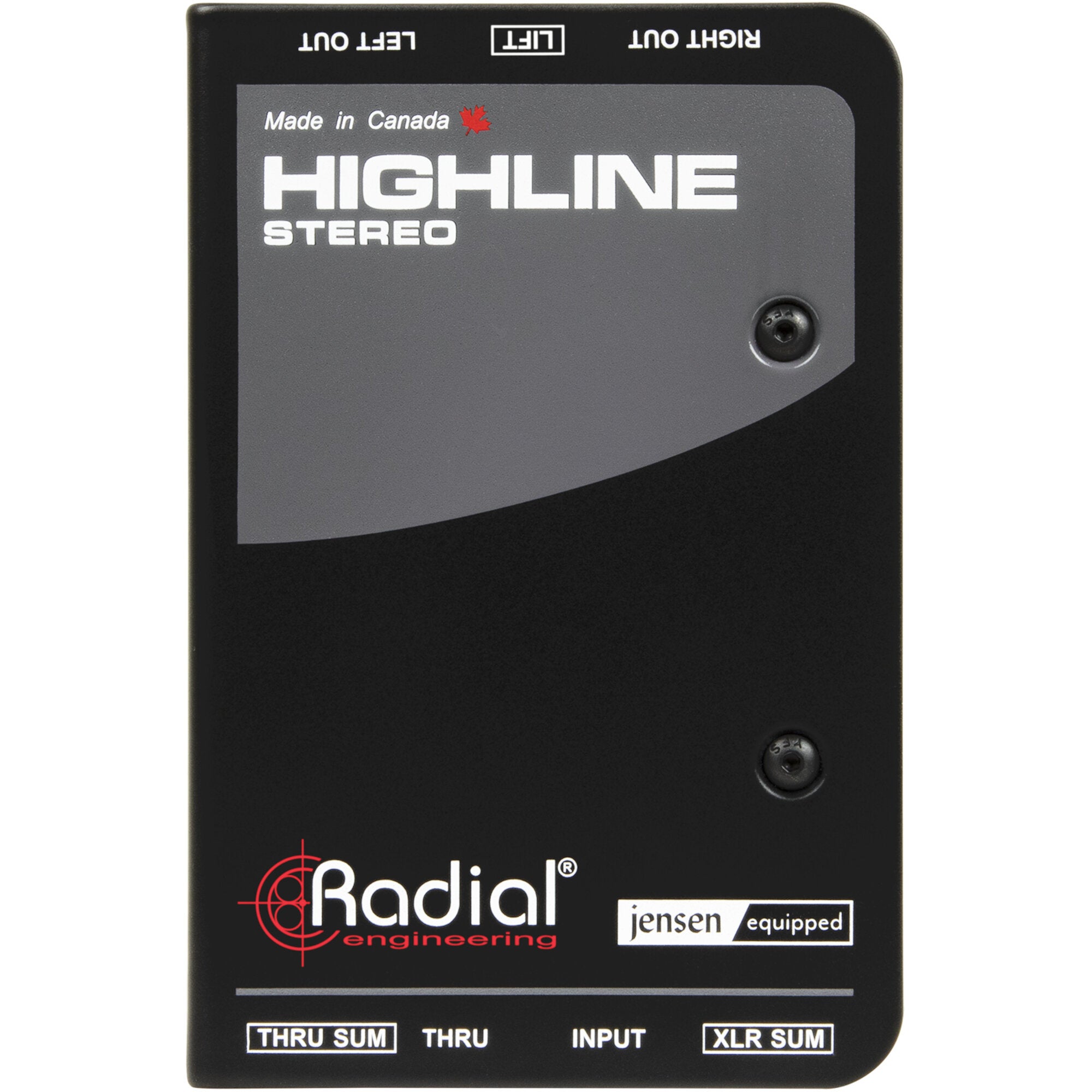 Radial Highline Stereo passieve stereo line isolator