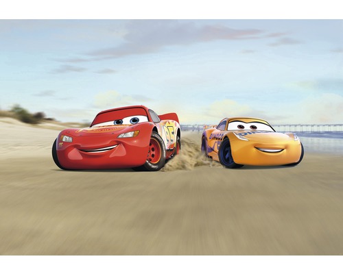 Fotobehangpapier 8-4100 Disney Edition 4 Cars Beach Race 8-delige set 368 x 254 cm