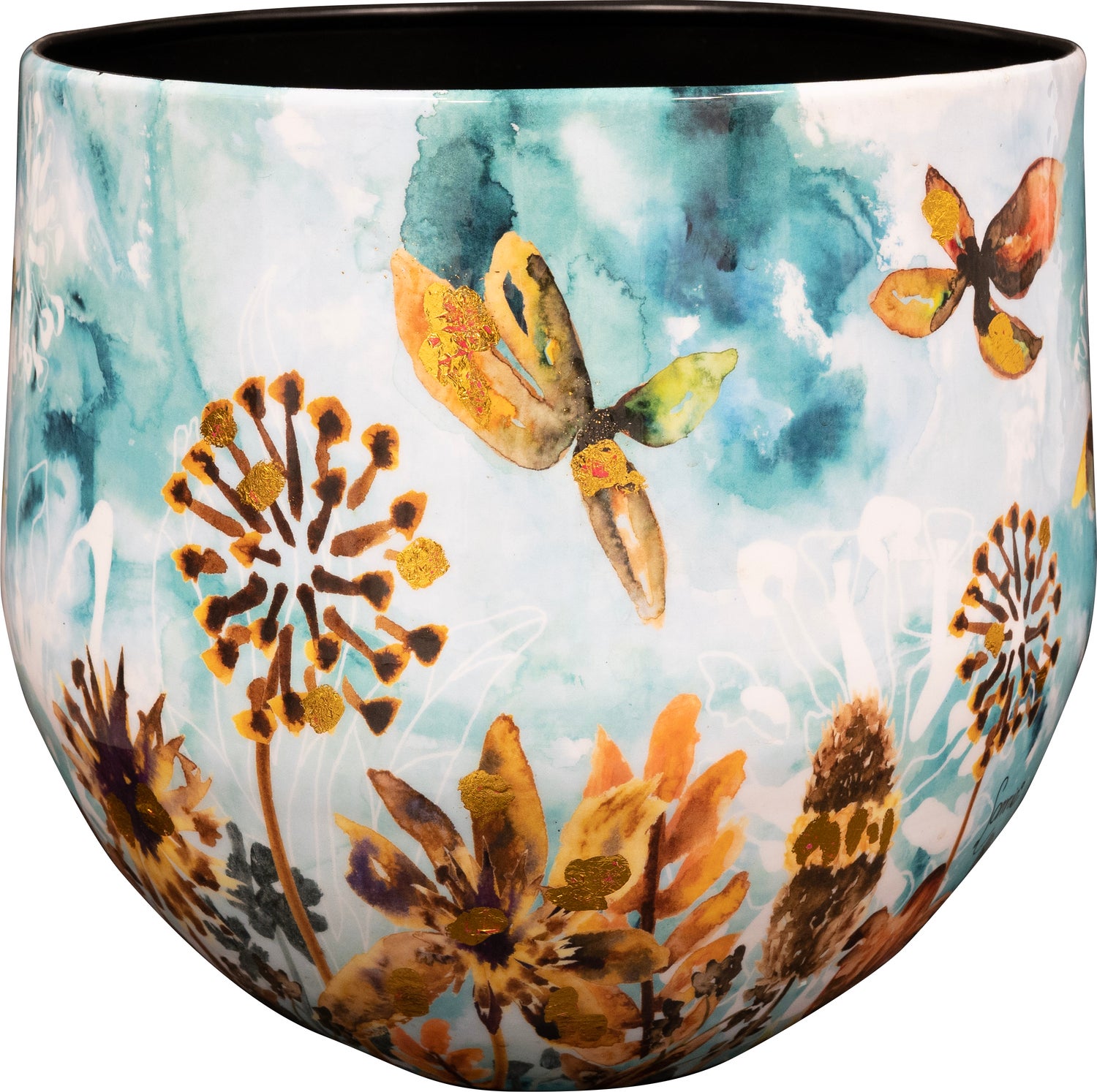 TS bloempot Fresia multi D 28 H 25 cm