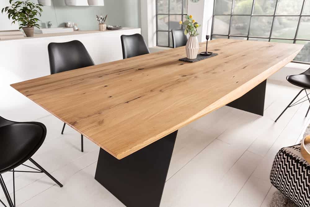 Design Esstisch GRAND OAK 240cm natur Wildeiche Massivholz
