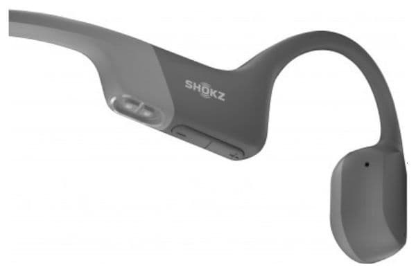 Casque Bluetooth à conduction osseuse Shokz OpenRun Gris