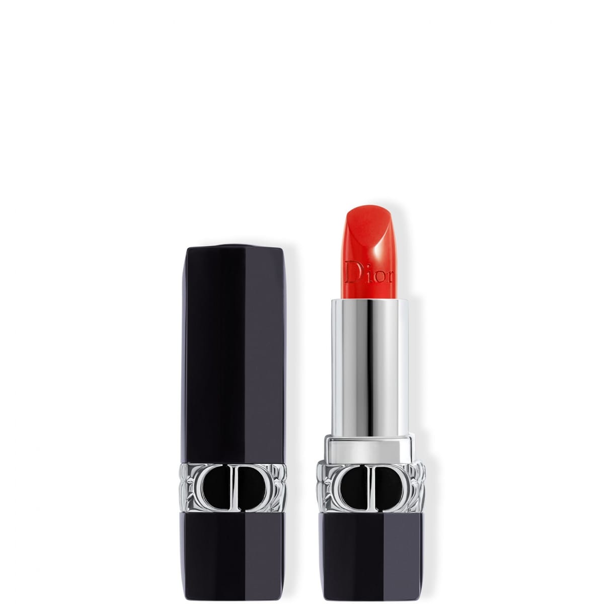 Rouge Dior Rouge Dior Rouge à Lèvres Rechargeable Couleur Couture, 4 finis : Satin, Mat, Métallique et Velours
