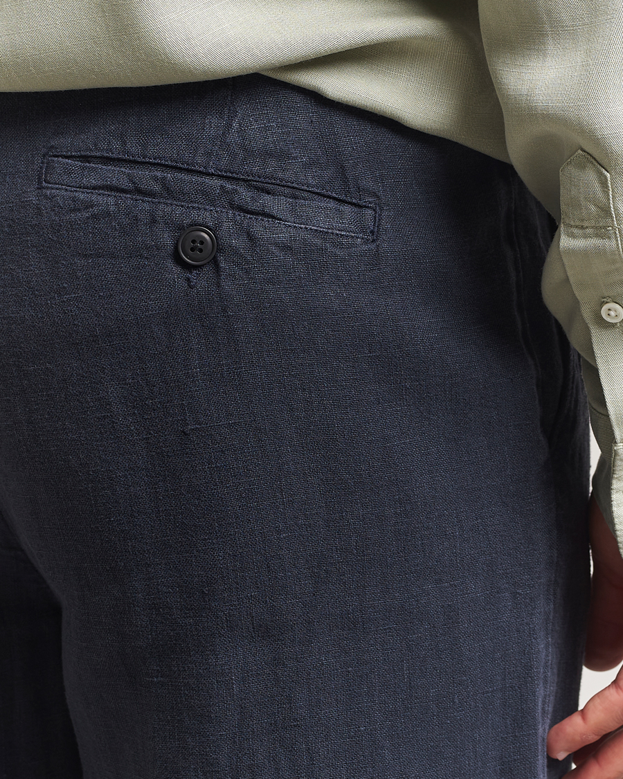 A Day's March Madu Linen Trousers Navy