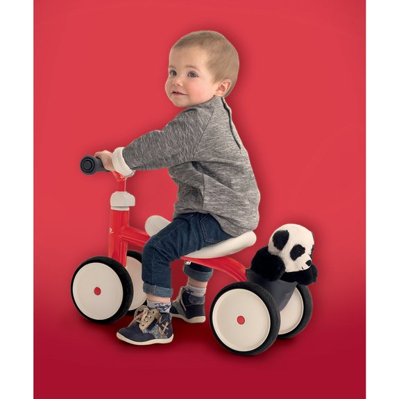 Smoby Porteur en métal Rookie Rouge