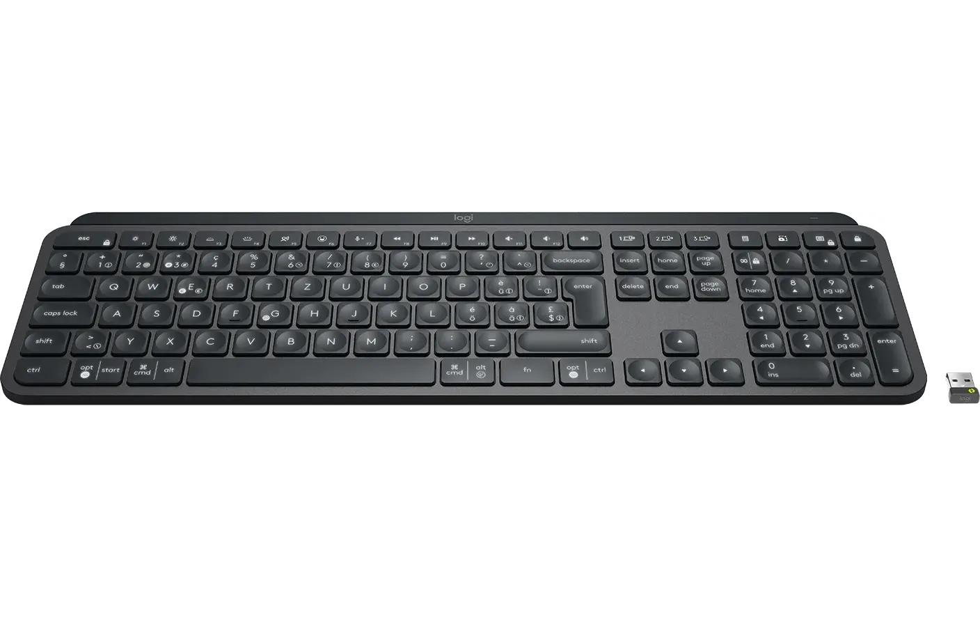 Tastatur Mx Keys for Business<br>Komfortable Business-Tastatur mit «Logitech Flow»-Technologie und Logi Bolt Empfänger