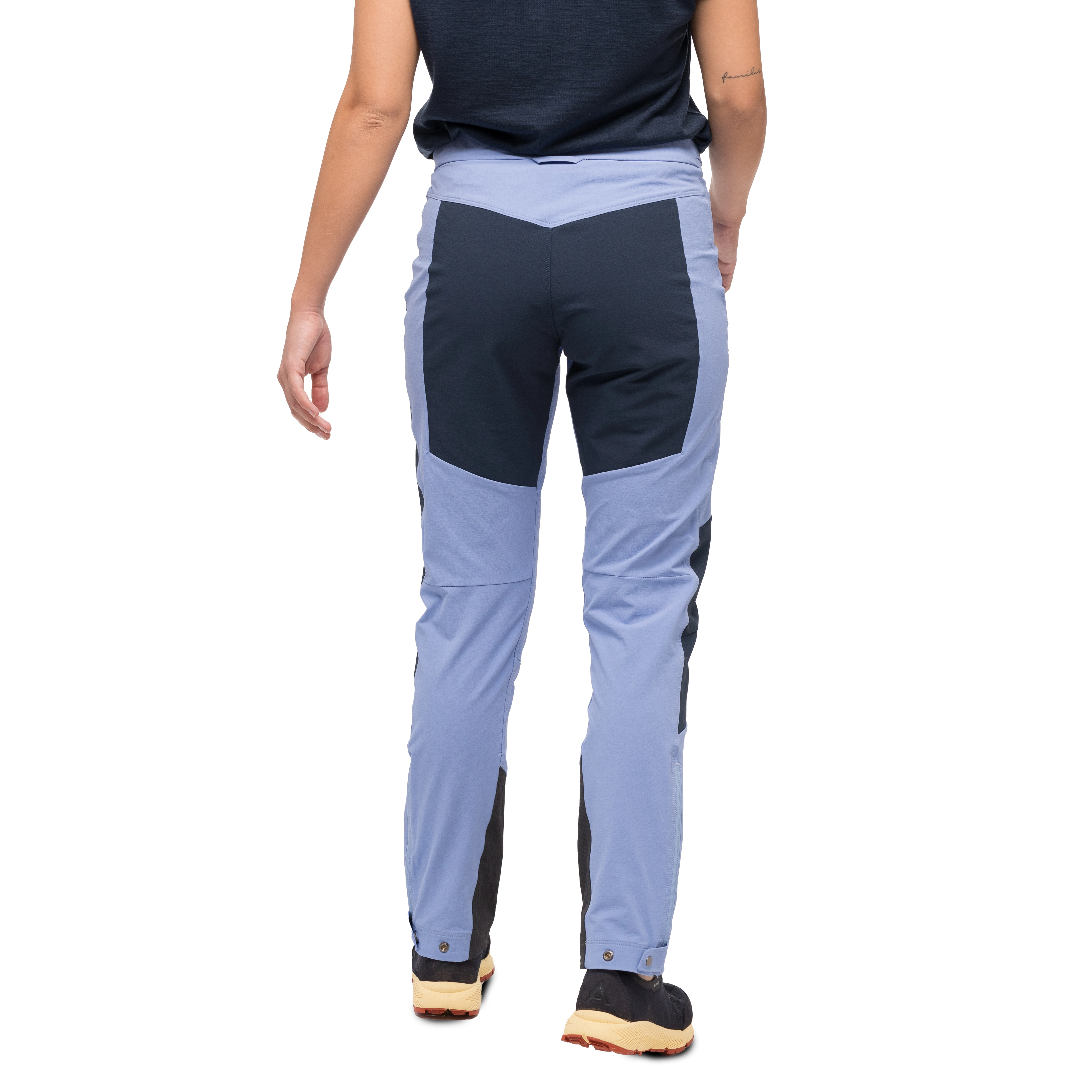 Tind Softshell Pants Women Blueberry Milk / Navy Blue