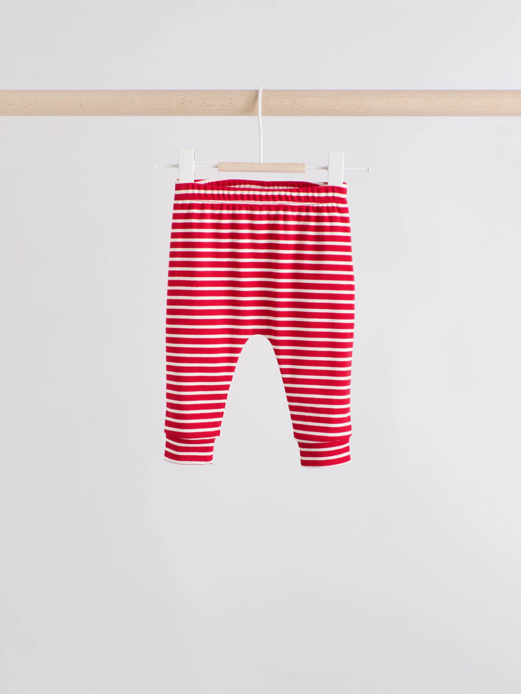 Naturel met rendier - Babyset van fleece top en legging (0mnd-2jr)