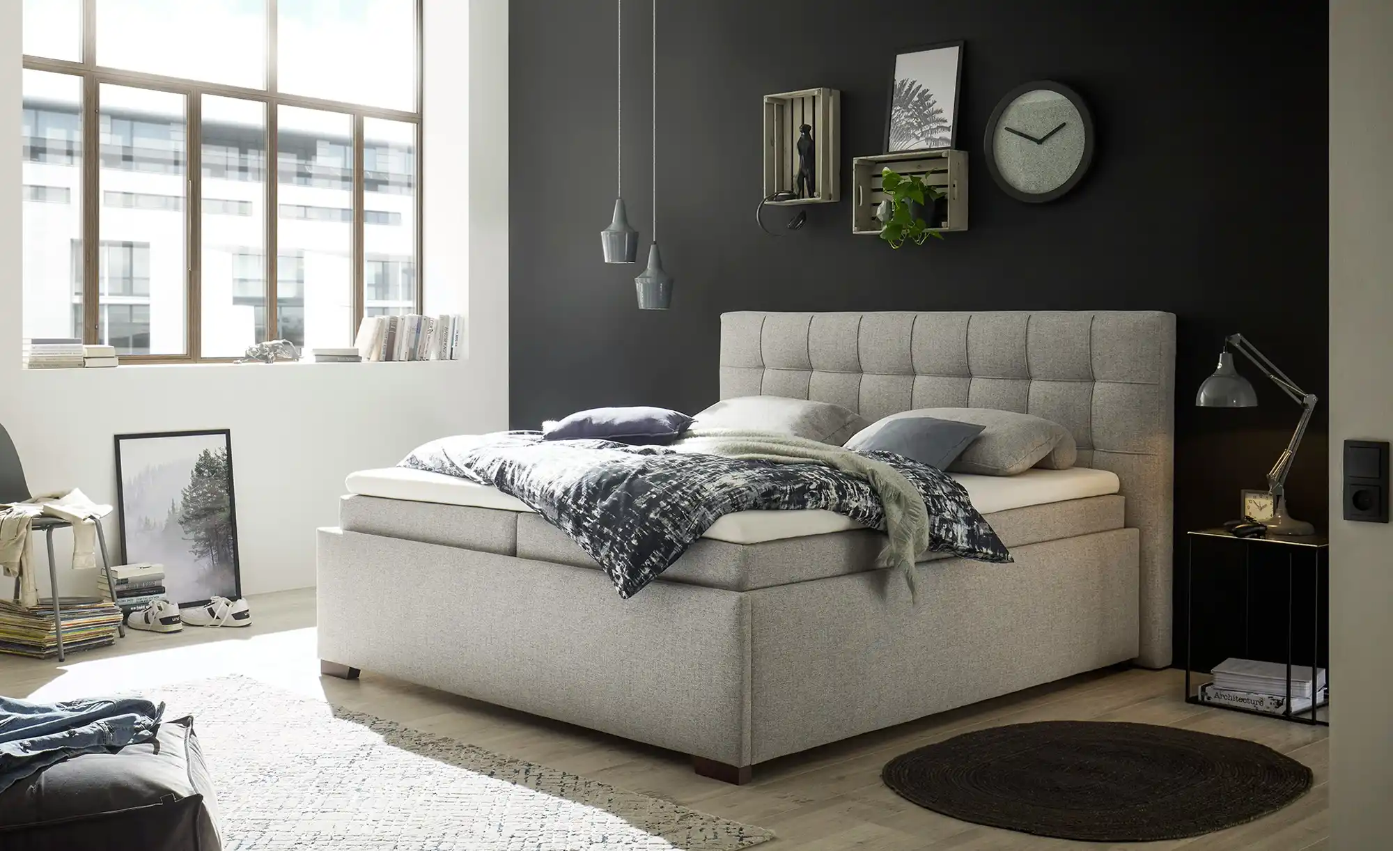 Boxbett mit Bettkasten Artos
