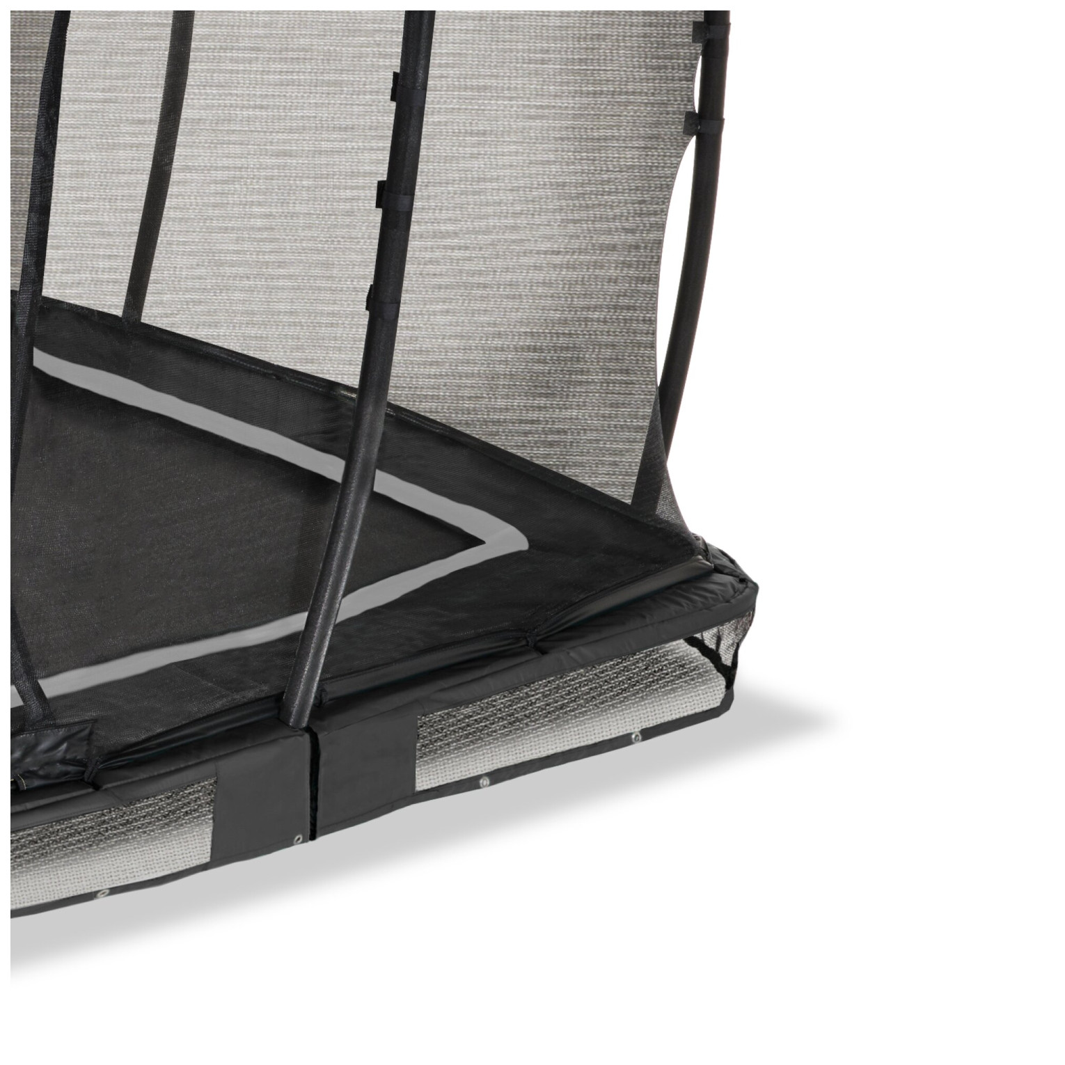 EXIT Allure Premium inground trampoline 244x427cm - zwart