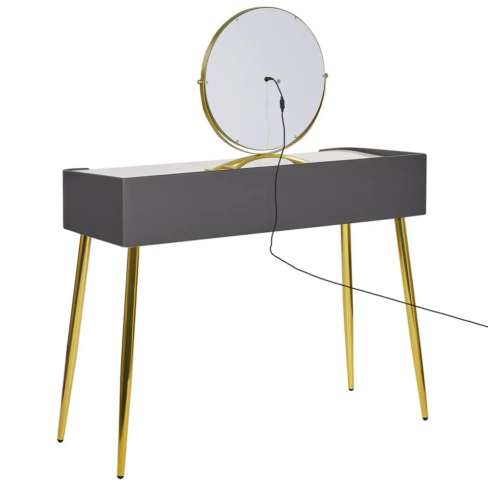 SURIN - Kaptafel - Grijs - MDF