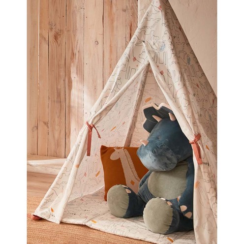 Ops dino peluche large Veloudoux - NOUKIE 'S