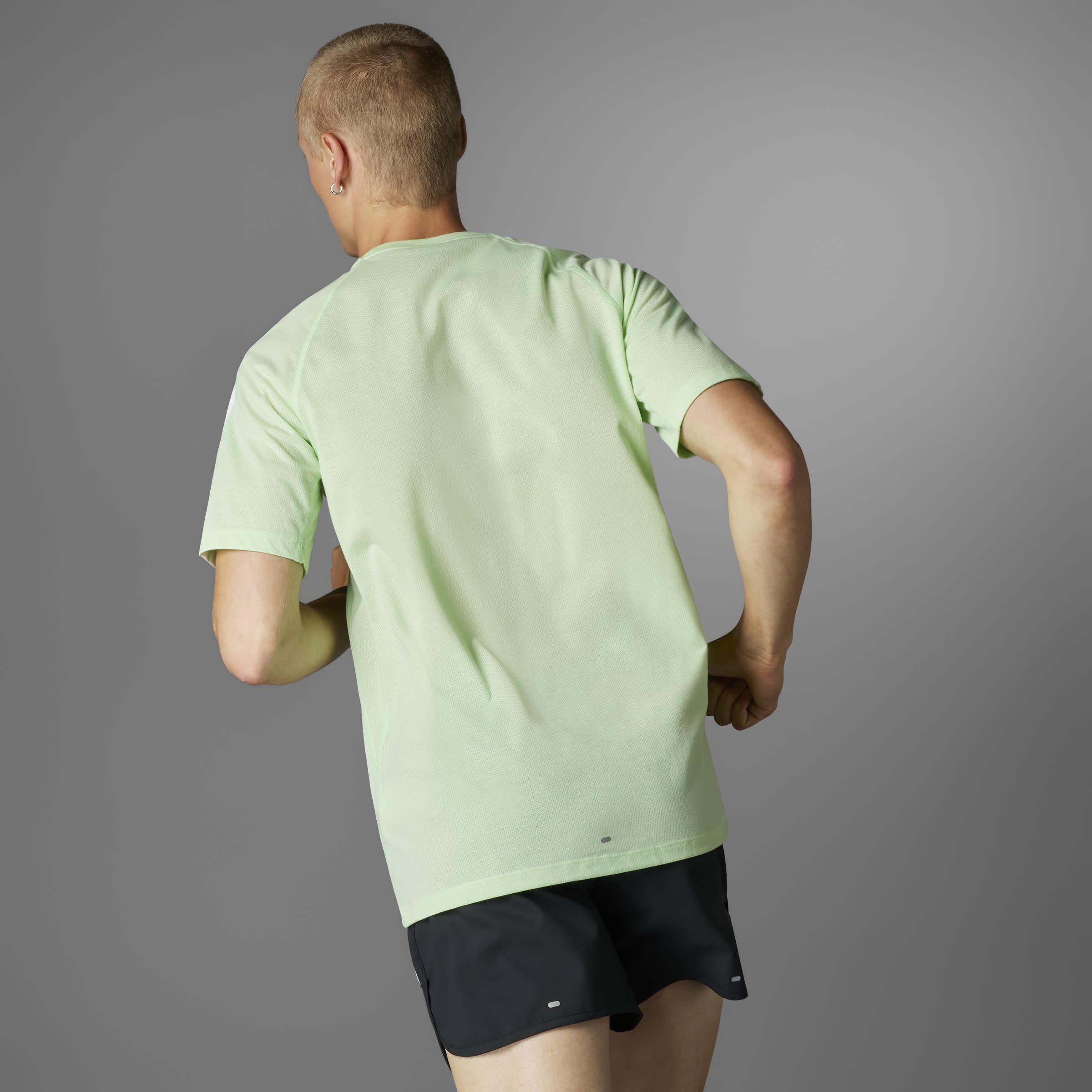 adidas Own the Run 3 Stripes T Shirt Mens