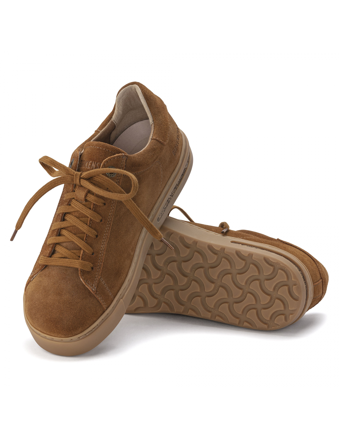 birkenstock baskets de ville femme bend low cuir marron