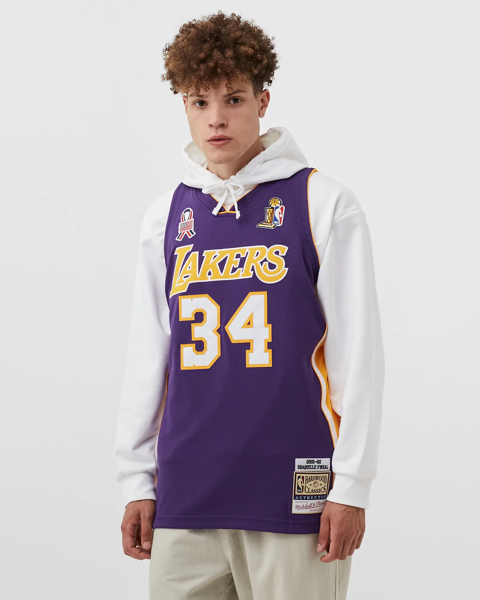 Mitchell & Ness NBA AUTHENTIC FINALS JERSEY LOS ANGELES LAKERS 2001-02 SHAQUILLE O'NEAL #34