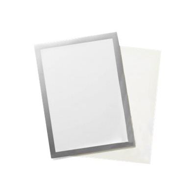 Durable Duraframe Grip - Cadre d'affichage auto-agrippant - A4 - argent - pour les surfaces en tissu