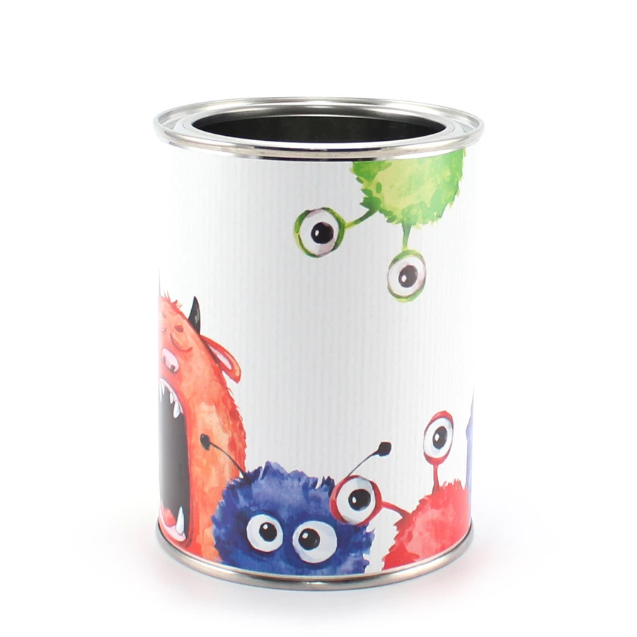 Nikima Stiftebecher Stiftebecher Monster bunt - Kinder Stifteköcher Stiftehalter bunt