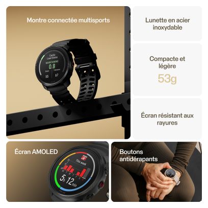 Montre Connectée Multisports Polar Vantage M3 Night Black