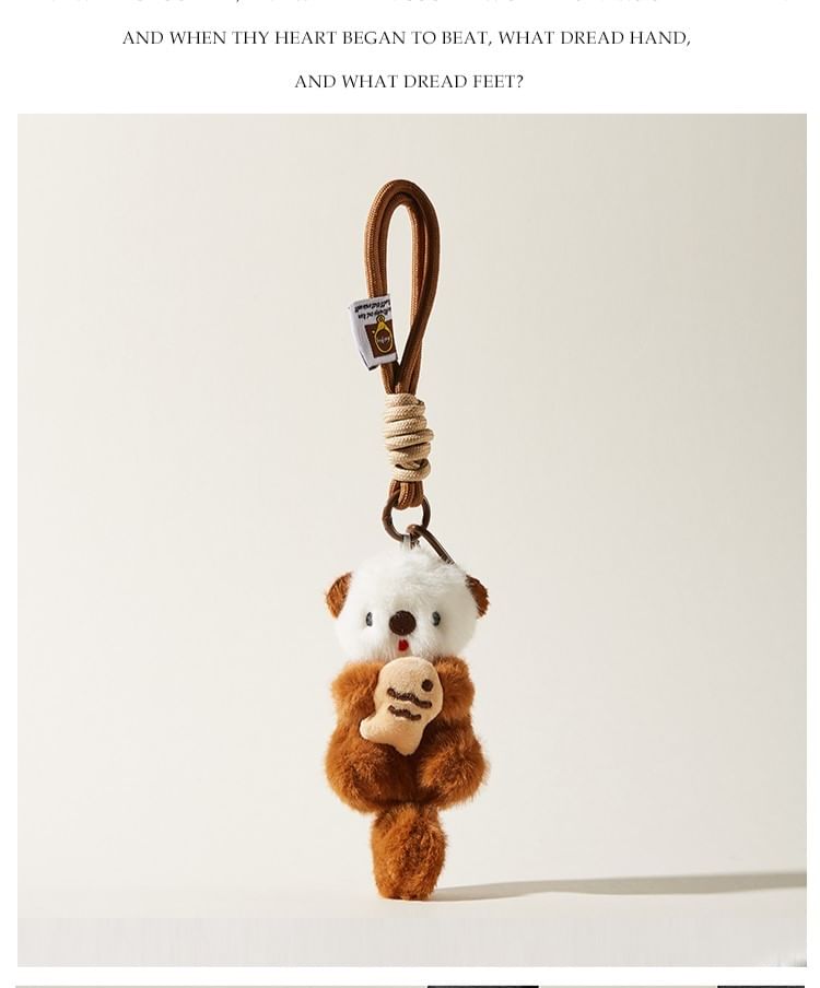 Bohod - Otter pluche riem tas charme