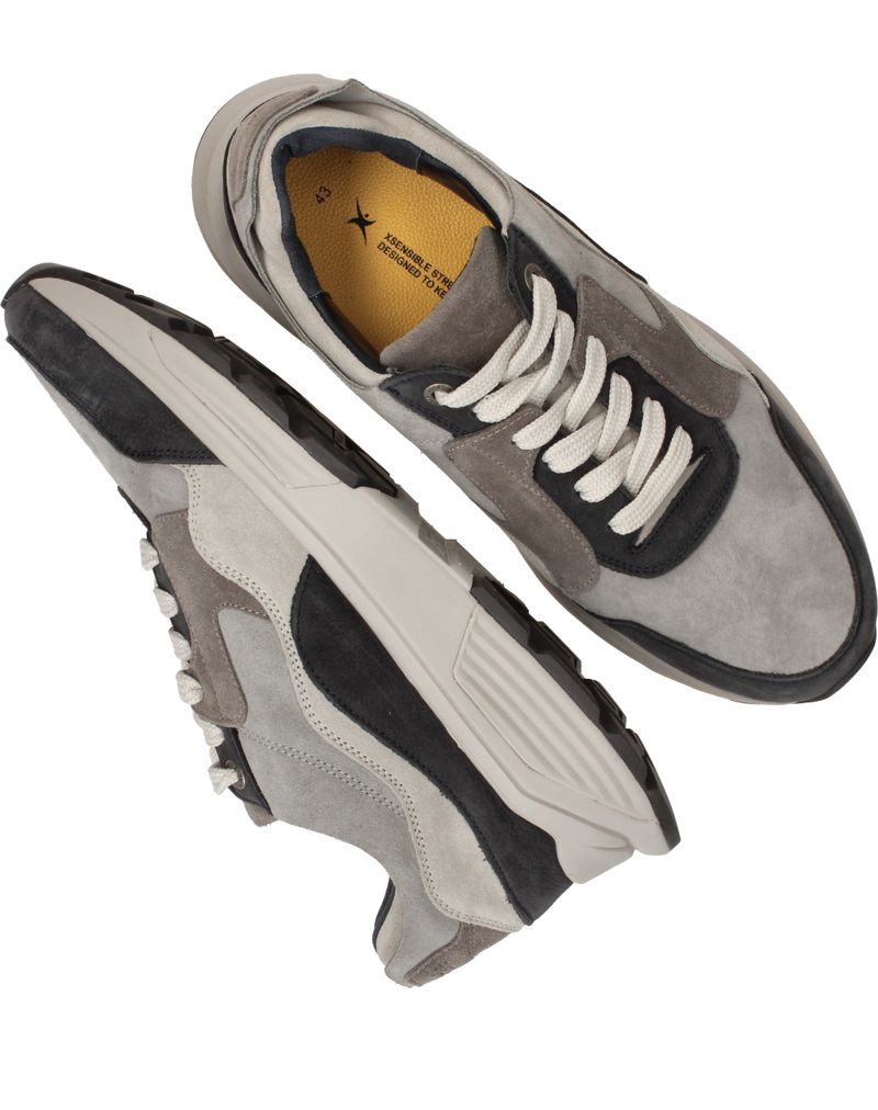 Xsensible Golden Gate Stretchwalker Sneakers Blauw Heren